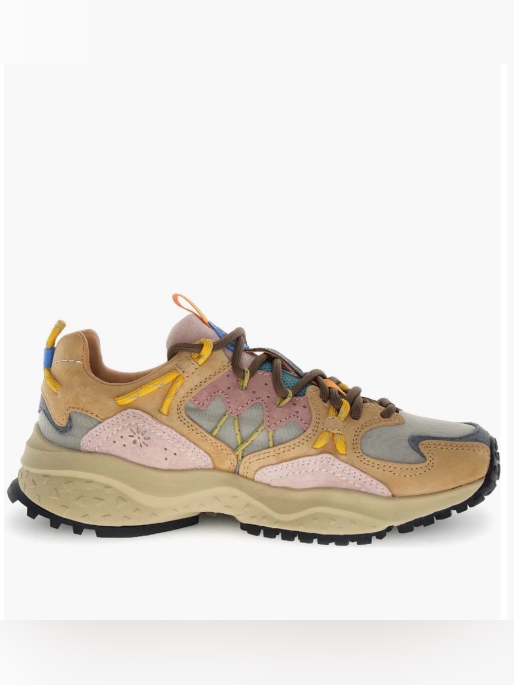 NWT Flower Mountain Yamabushi Sneaker in Cognac-Taupe-Pink - Picture 4 of 16